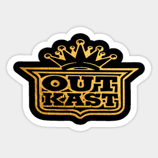 Outkast Gold Sticker